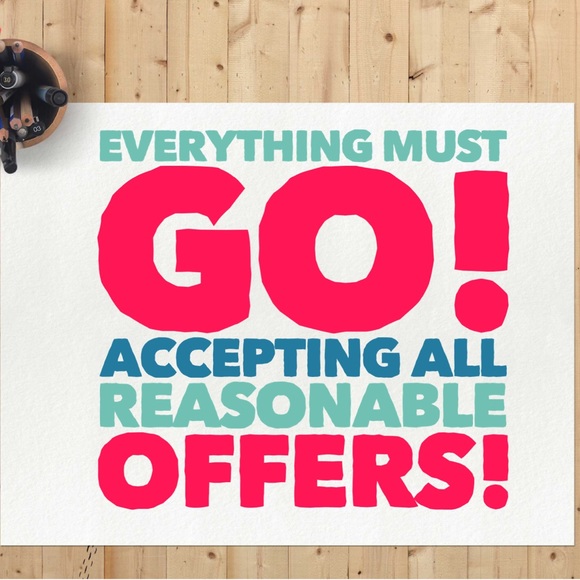 EVERYTHING MUST GO ACCEPTING ALL REASONABLE OFFERS - Picture 1 of 1